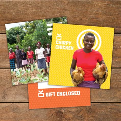 chicken charity gift.